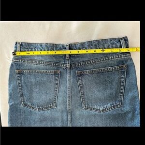 ZARA Women Asia Exclusive Premium Denim Collection Denim Skirt USA: M MEX: 28